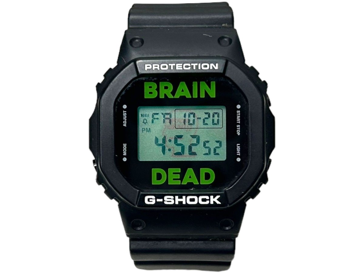 BRAIN DEAD×G-SHOCK DW-5600VT CASIO x BRAIN DEAD G-SHOCK DW-5600VT Black / Green Digital