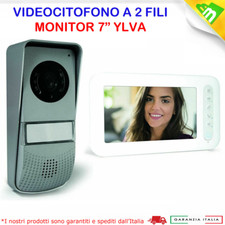 Videocitofono Ylva AVIDSEN video citofono 2 fili visione notturna 7"