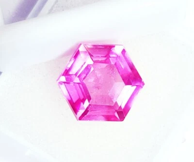 Loose Gemstone Natural Spinel Hexagon Shape 9.85 Ct Certified With Free Gift - Image 1 of 4