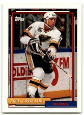 1992-93 Topps Paul Cavallini St. Louis Blues #233