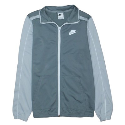 Nike Trainingsjacke Jungen grau XL leichter Reißverschluss Activewear Top