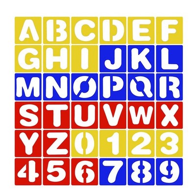 Malschablonen Zeichenschablonen Alphabetschablonen Zeichenwerkzeuge Für Kinder