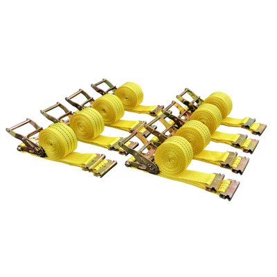 Cargo Control E-Track Ratchet Tie Down Straps 2 In X 15 Ft 4400 Lb Breaking