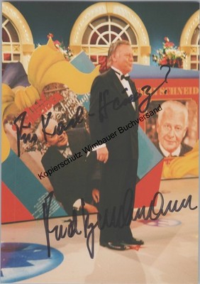 Original Autogramm Fred Bertelmann (1925-2014) /// Autogramm Autograph si 307561