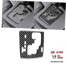 Carbon Fiber Car Accessories Interior Sticker Compatible With Black Carbon