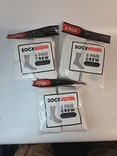 Crew Socks Women Sz 4-10 3 Packs of 6 Pair