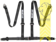 Sparco Sport Hosenträger Gurt 4 Punkt 2 Zoll mit ECE schwarz