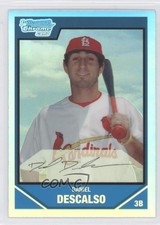 2007 Bowman Draft Chrome Draft Picks Refractor Daniel Descalso #BDPP42 1f0