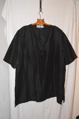 75% LEINEN 25% GR 26 BAGGY OVERSHIRT MANTEL VINTAGE LEICHTE BESCHÄDIGUNG VERBLASSEN SCHÖN