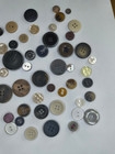 Lot of Mixed Buttons. Variety of sizes, colors. Flat & raised style. Quantity 47 — photo 2