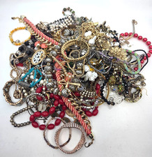 4 Pound Lb Bulk Costume Fashion Jewelry Lot For Resale, Multi Purpose, Crafting