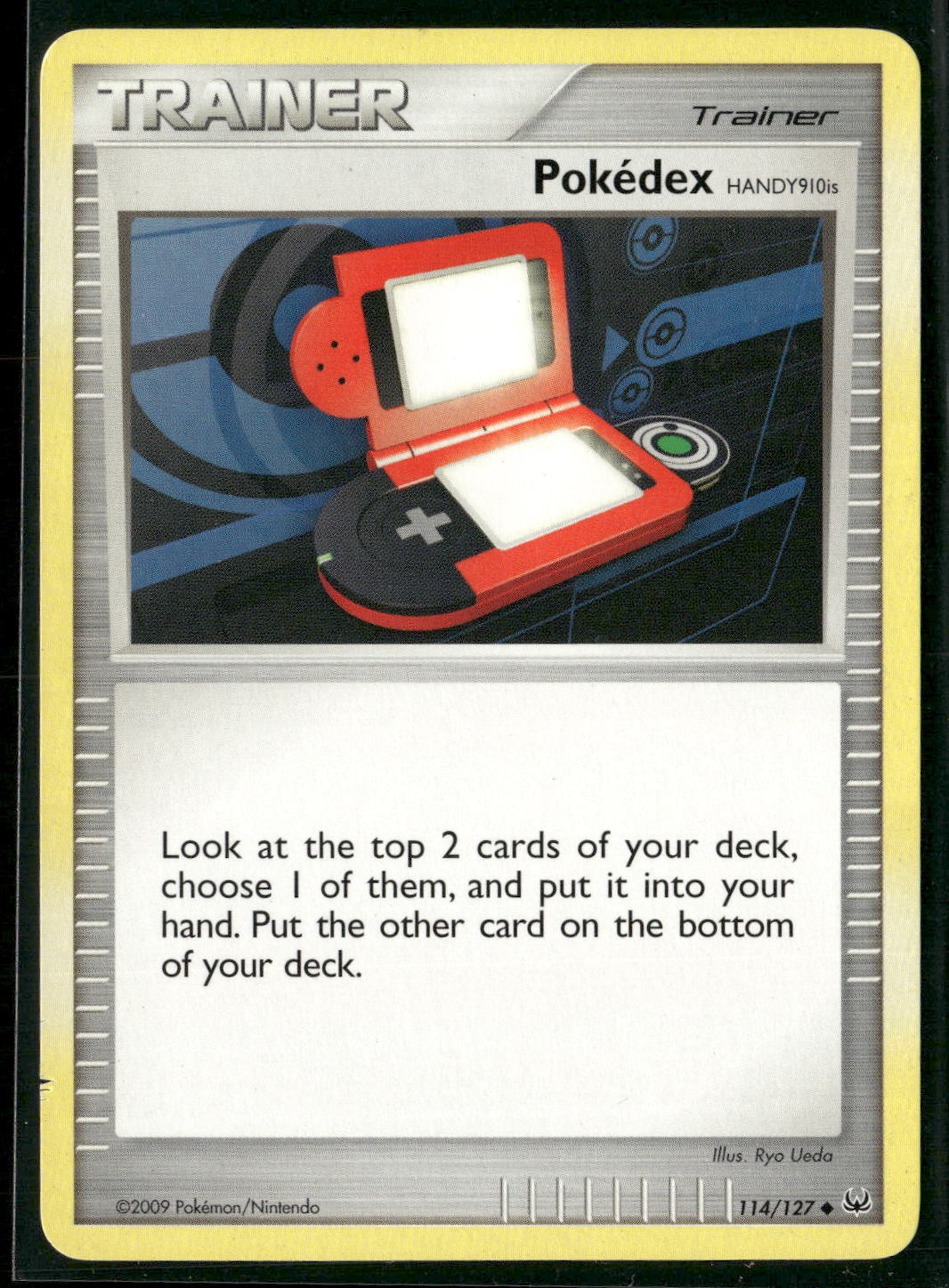 Pokedex HANDY910is 114/127 Uncommon Platinum Pokemon Near Mint