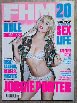 FHM Oktober 2015 Jorgie Porter Pamelan Anderson Amy Jackson Magazine UK