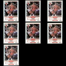 Scottie Pippen Chicago Bulls Basketball 7-Card Lot NBA Hoops EX