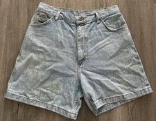Vintage Wrangler Denim Shorts Women W28 Made in USA 90s Mom Jean