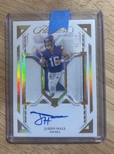 2023 PANINI FLAWLESS ROOKIE DUAL PATCH AUTO GOLD #DPAJHA JAREN HALL #/25
