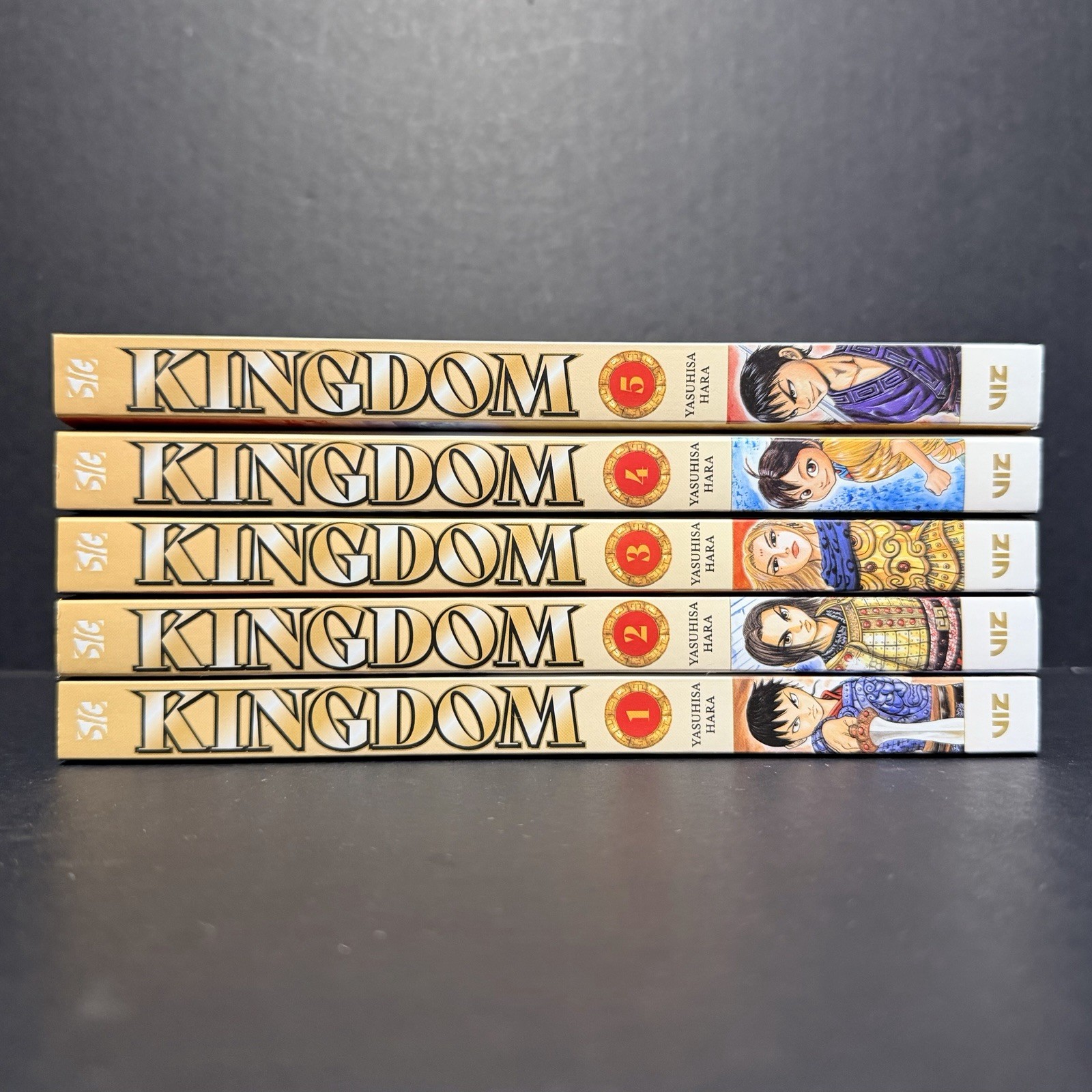 Kingdom Manga Volúmenes 1-5 Nuevo Inglés EE. UU. Auténtico Viz Media Yasuhisa Hara