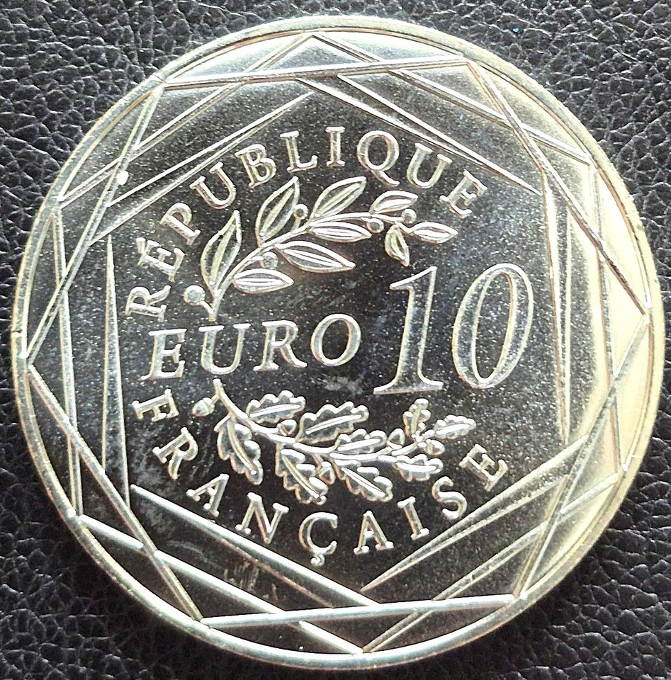 2025 FRANCIA 10 EUROS .999 PLATA DC COMICS "BATMAN ET THE JOKER" CON ENSAYO Foto 3 de 4