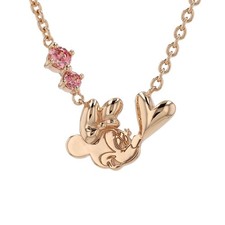Disney Minnie Silver Pendant Necklace with Cubic Zirconia VPCDSW0052