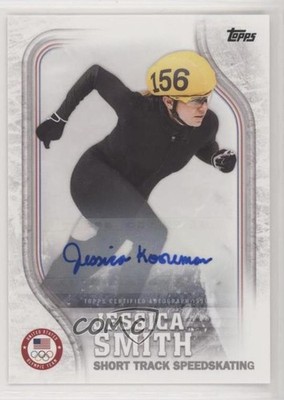 2018 US Olympic & Paralympic Team and Hopefuls 44/60 Jessica Smith Auto 9b4