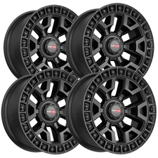 (4) Vortek VRD-704 20x9.5 6x135/6x5.5" -12mm Matte Black Wheels Rims 20" Inch