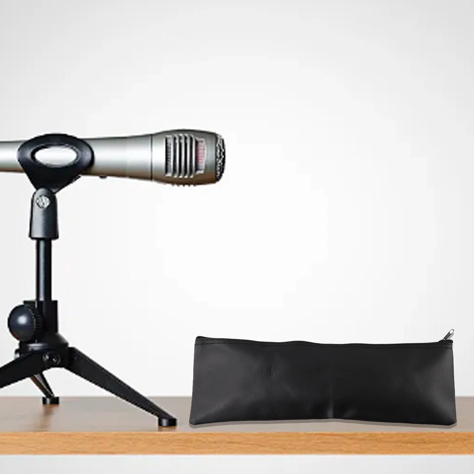 Protege y organiza tu micrófono inalámbrico For Shure con esta bolsa de cuero Foto 4 de 4