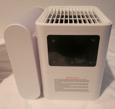 personal air cooler named the ''Snowman Lite Bright'' White evaporative space Fan