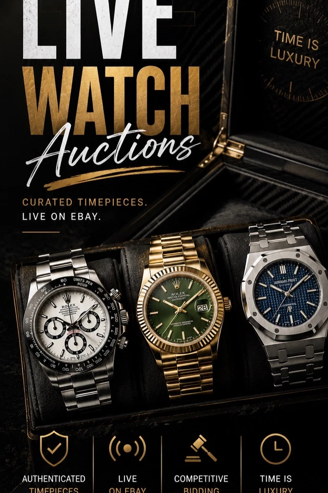 Luxury Timepiece's: Rolex, Breitling, Tudor Auctions At Retail!