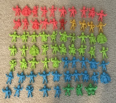 Wendy's DC Super Heroes Villains Mini Figures Lot of 68 MUSCLE Style 2023 2025