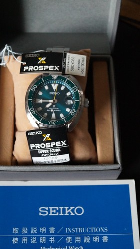 Seiko ProspeX Baby Turtle 2nd Gen Hulk Jade Green SBDY083 automatic watch 42.3mm - Picture 5 of 18