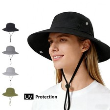 Unisex Bucket Hat UV Protection Wide Brim Hunting Hiking Fisherman Hat Beach Cap