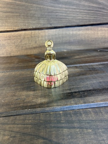 Vintage Brass Dinner Bell 'Victorian Lady' - Picture 9 of 10
