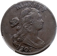 1798 1C S-145, First Hair Style, BN (Regular Strike) Draped Bust