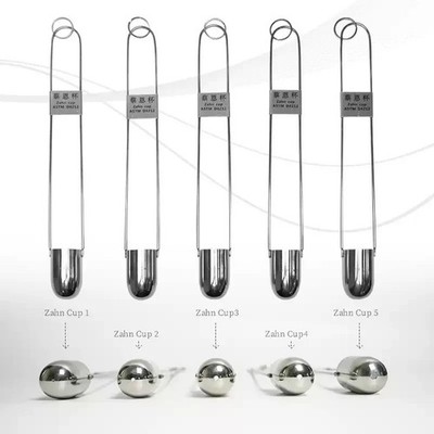 Multi-specification Zahn cup Viscosity Cup Stainless Steel Precise Ink Viscosi #