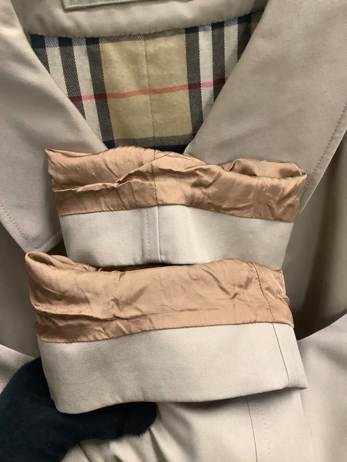 BURBERRY LONDON Men's Balmacaan Coat Beige XL Used - Visible Wear and Tear thumbnail 6