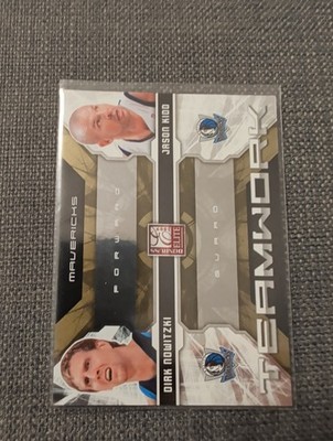 DIRK NOWITZKI JASON KIDD 2009-10 Panini Donruss TEAMWORK Card #6 - 068/100