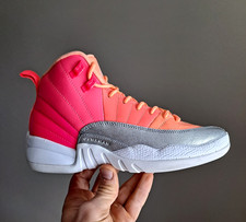 Air Jordan 12 Retro SUNRISE GS Youth Sz 5y HOT PUNCH 2019 Racer Pink 510815-601