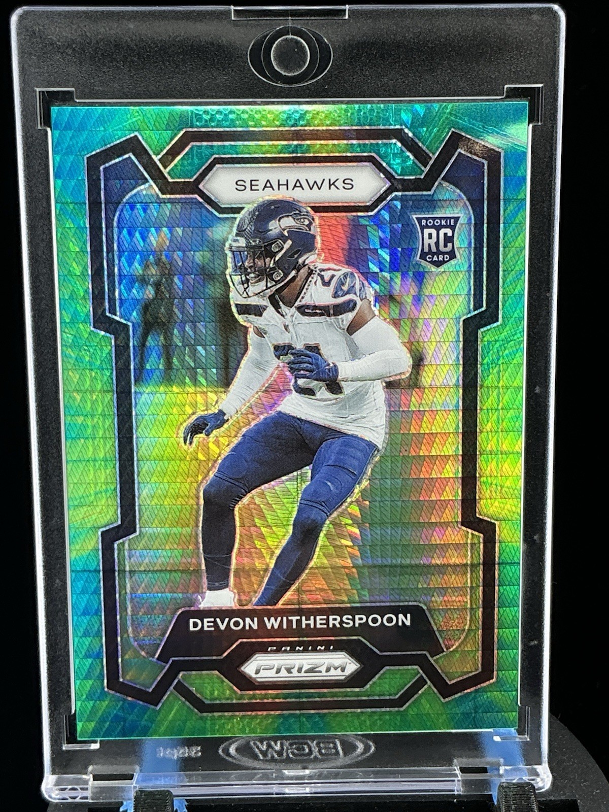 2023 Panini Prizm Devon Witherspoon Hyper Prizm Rookie/175 #389 Seattle Seahawks
