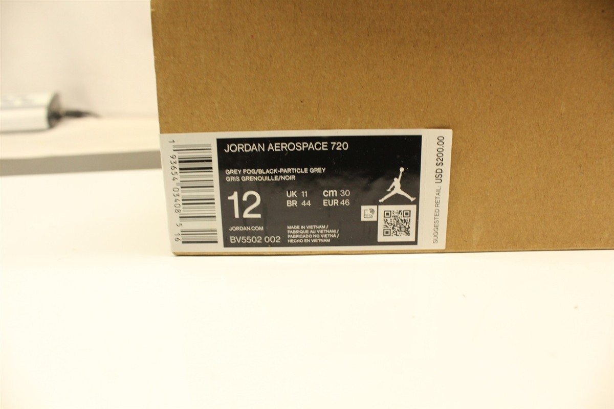 Vintage Nike Jordan Aerospace 720 Shoes #BV5502 002 In Original Box Size 12 Vintage Nike Jordan Aerospace 720 Shoes #BV5502 002 In  main image 4