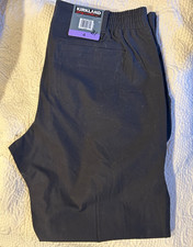 Kirkland Signature Womens Size Medium Black 4 Way Stretch Ankle Travel Pants NEW