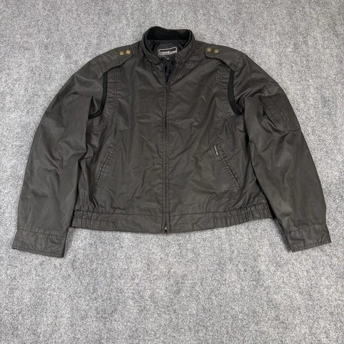Vintage Current Seen Bomber Jacket Mens XL Black Military Flight Utility image 2