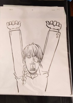 **NEW**  Hellsing Ultimate PIP Genga sketch set
