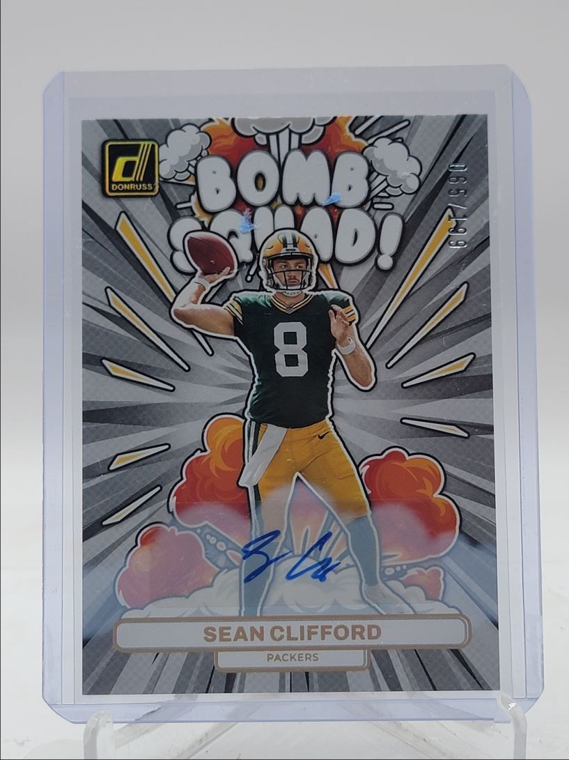 SEAN CLIFFORD 2023 DONRUSS BOMB SQUAD AUTOGRAPH ROOKIE AUTO /199 Q0014