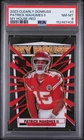 2023 PANINI CLEARLY DONRUSS CLEARLY MY HOUSE RED PATRICK MAHOMES II 58/100 PSA 8