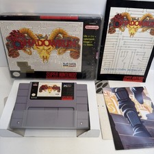Shadowrun SNES Super Nintendo Game CIB Complete VGC +Poster!