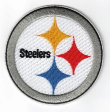 Pittsburgh Steelers NFL Team Logo 2.5in Embroidered Iron / Sew-On Patch