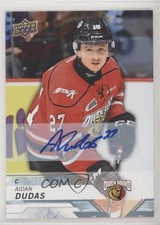 2018-19 Upper Deck CHL Auto Aidan Dudas #28 Auto 5yy