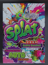 2024 Wild card splat hobby jumbo baseball