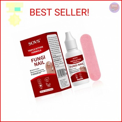 SOVS Toenail Treatment,Gentle Formula, Effectively Improves Nails for a More Bea