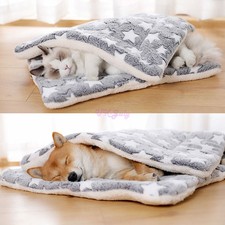 WARM PET BLANKET PAD CAT DOG BED SOFT FLEECE MAT WARM THERMAL RUG Pet Beds HOT